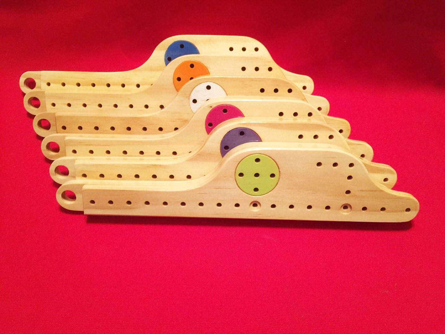 Pegs and Jokers Solid Wood 6 Player Game