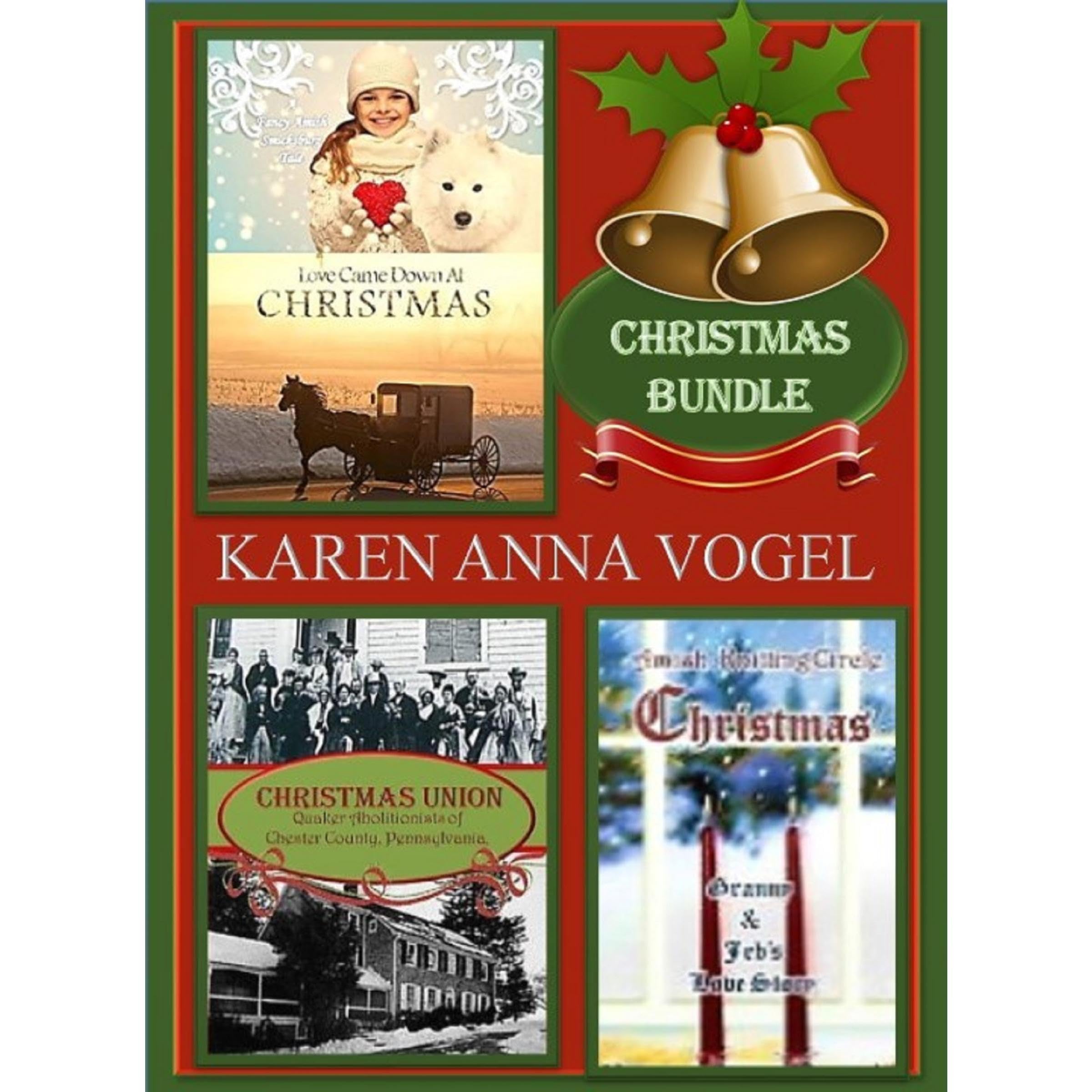 Christmas Bundle ~Love Came Down at Christmas ~Christmas Union~ Amish Knitting Circle Christmas