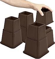 Vista 17 de Utopia Bedding Elevadores Ajustables para Muebles de Cama - Elevación en Alturas de 3, 5 u 8 Pulgadas Elevadores de Servicio Pesado para Camas