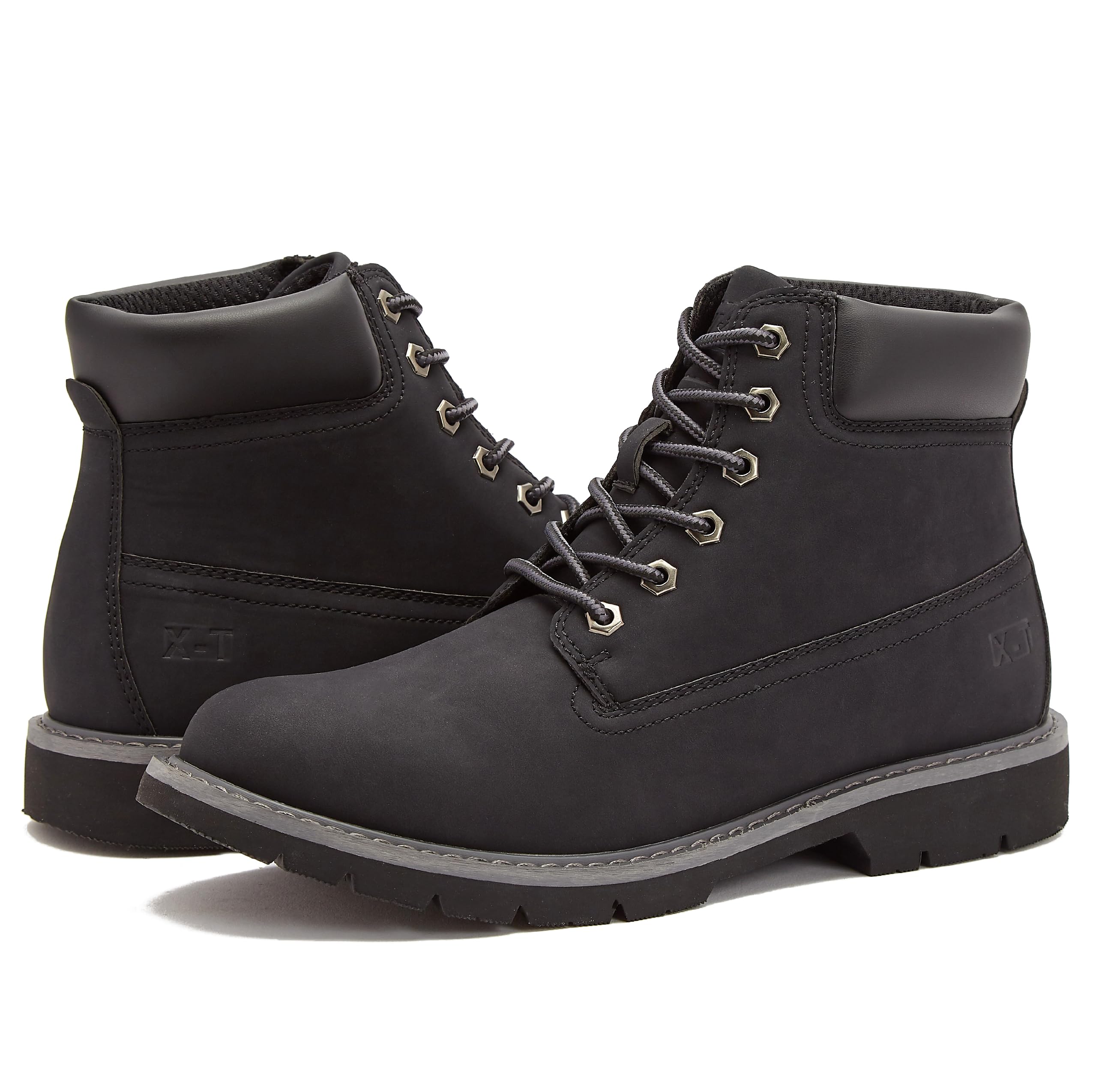 Hi-Tec Reznor Soft Toe Boots Black Ankle Workwear 6in Casual Mens Size 8.5 New Hi Tec Men main image 3