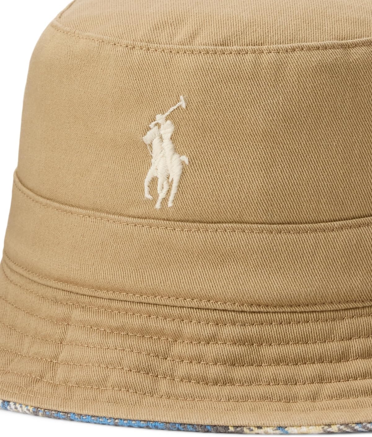 POLO RALPH LAUREN Cotton Men's Reversible Bucket Hat Size S/M Multi