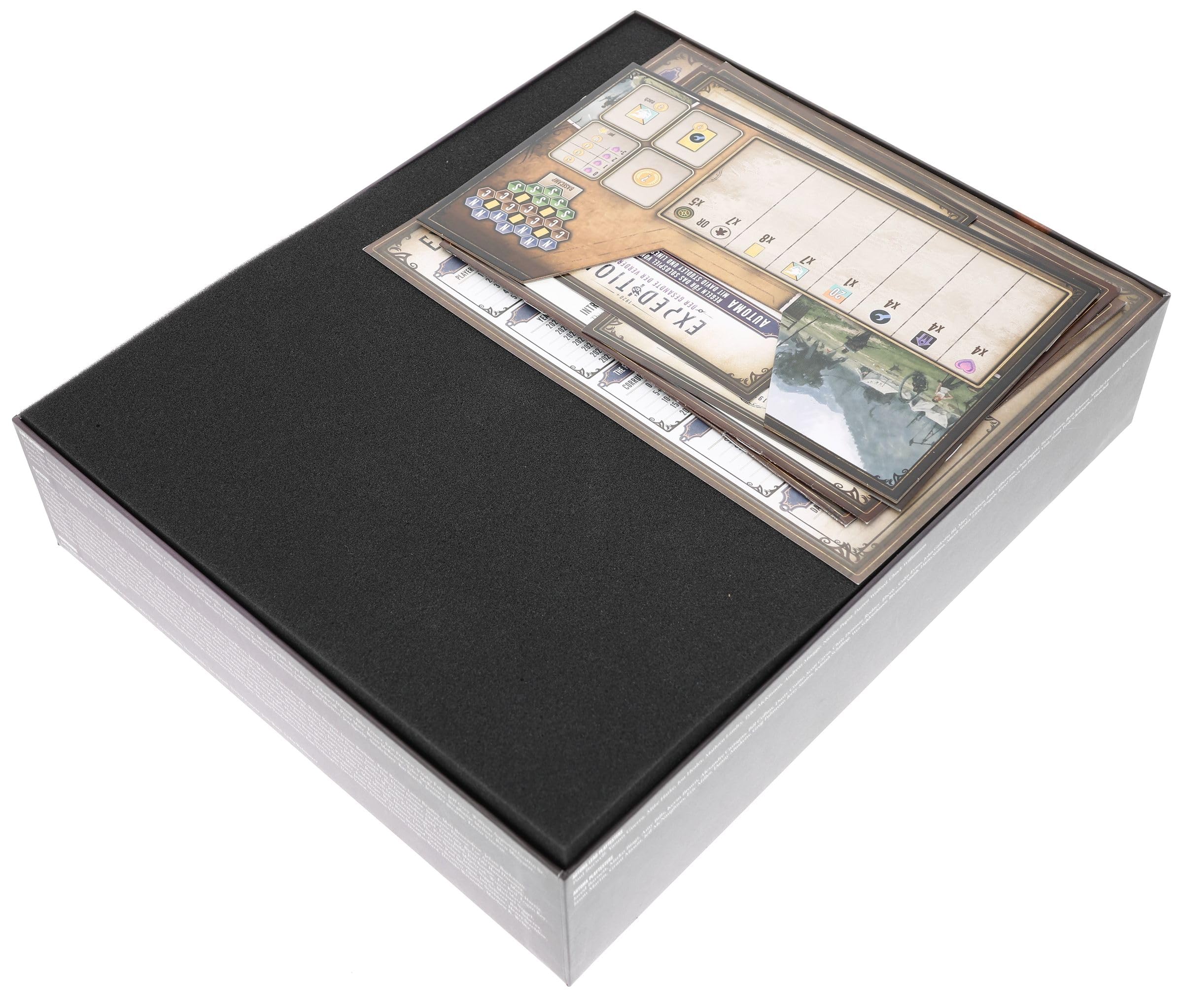 Feldherr Organiseur avec insert en mousse compatible avec Expeditions - Espace pour jeu de base + extension - Rangement pour matériel de jeu, protection pour miniatures