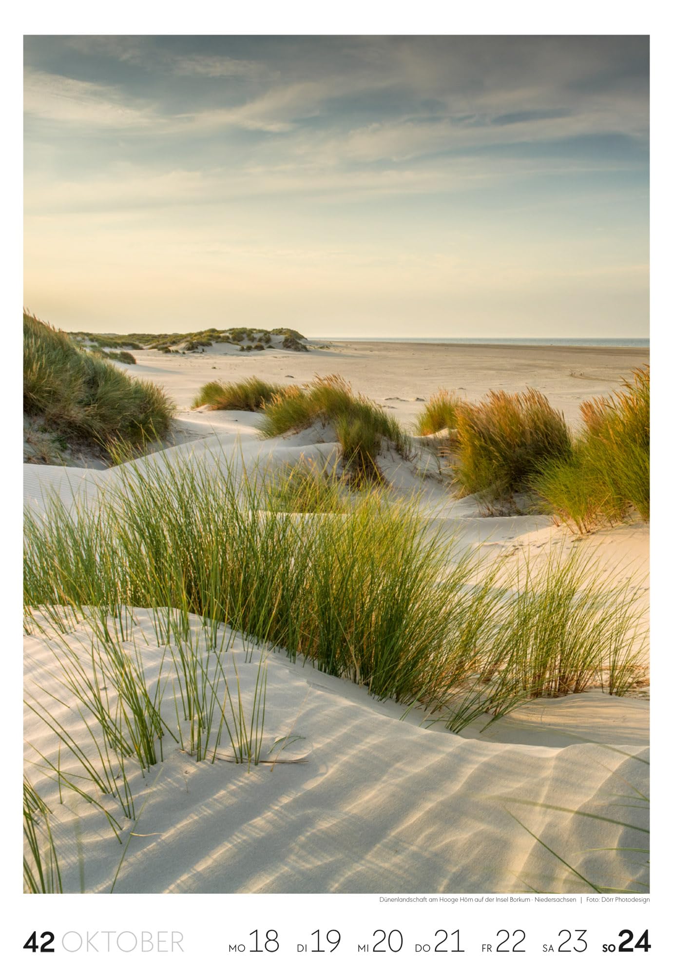 Küste Wochenkalender 2027: Meeres-Kalender mit 53 großformatigen Bildern im Hochformat (29x42 cm) | Strände der Ostsee und Nordsee in Deutschland