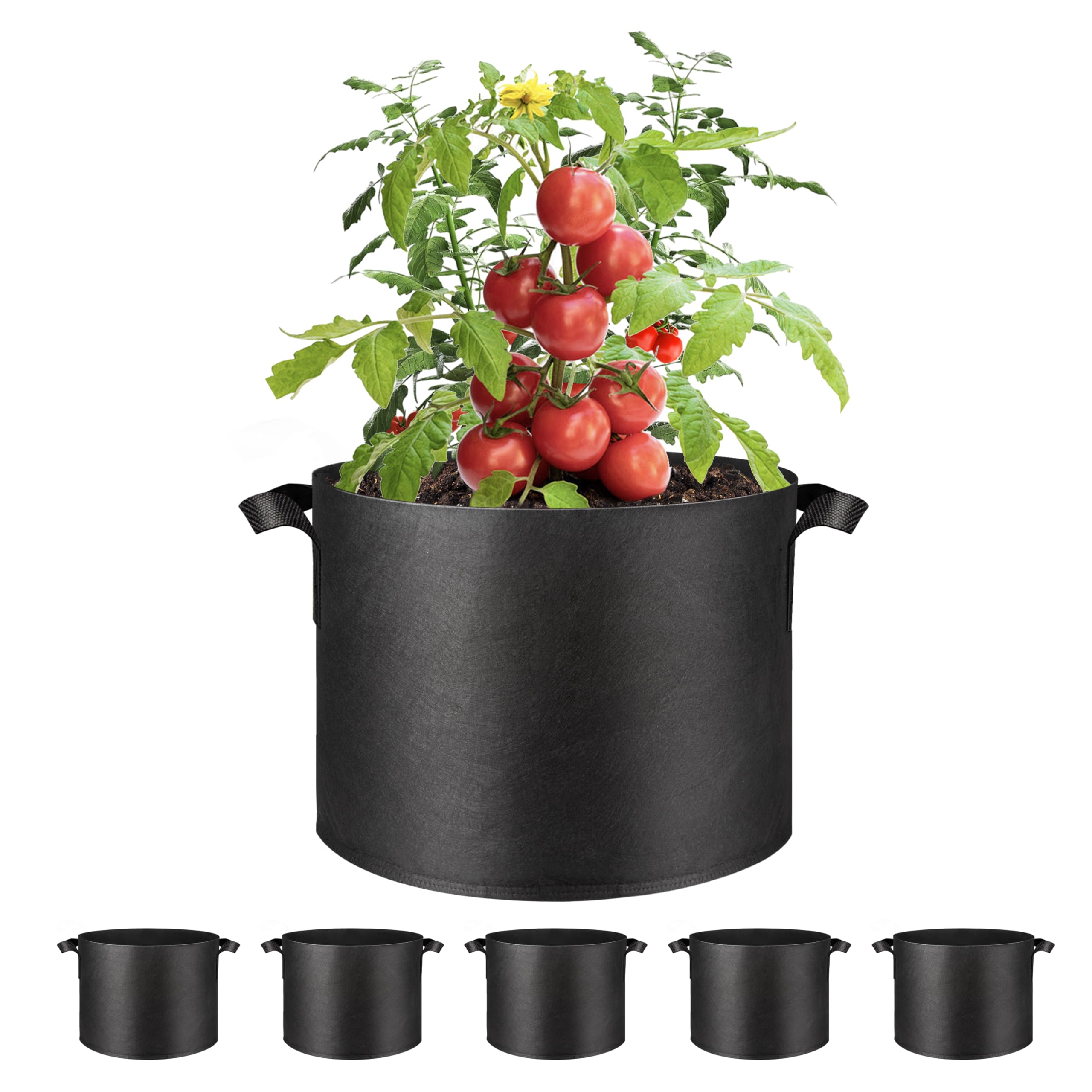 Sac d'aeration en tissu non tisse pour plantation de tomates et pommes de terre 18L