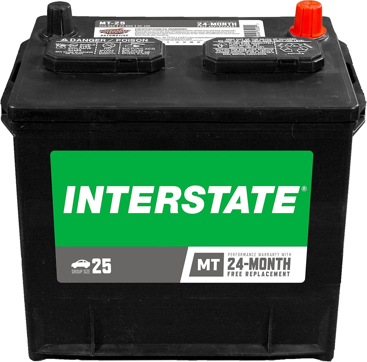 Interstate Batteries Group 25 Car Battery Replacement (MT