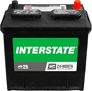 Interstate Batteries Group 25 Car Battery Replacement (MT-25) 12V, 550 CCA, 24 Month Warranty, Replacement Automotive Battery for Cars, Trucks, SUVs and Minivans
