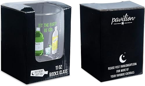 Miniatura 6 de Pavilion - Let The Party Be Gin - Vaso de 11 onzas con bolas bajas
