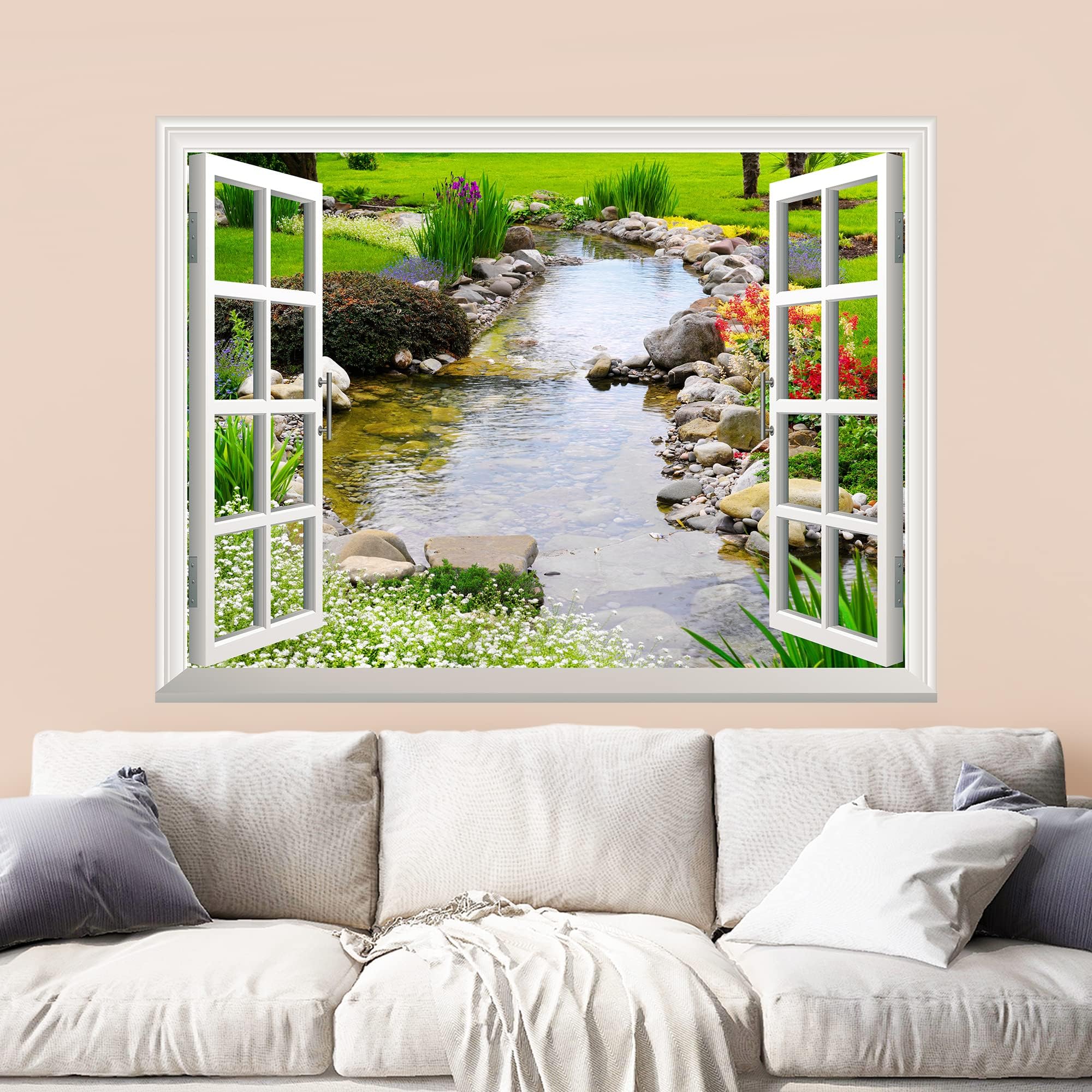 Spring Window Murals wall26 - Clear Spring Wall Mural - 36