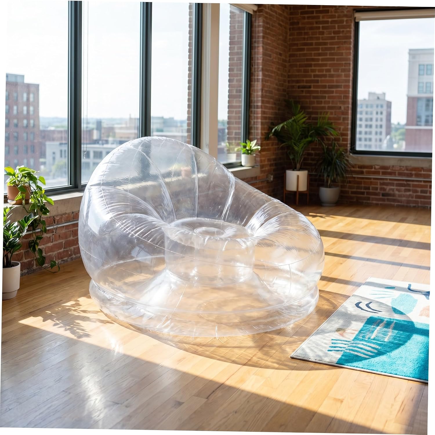 Inflatable PVC Sofa Chair for Boys and Girls Indoor Camping
