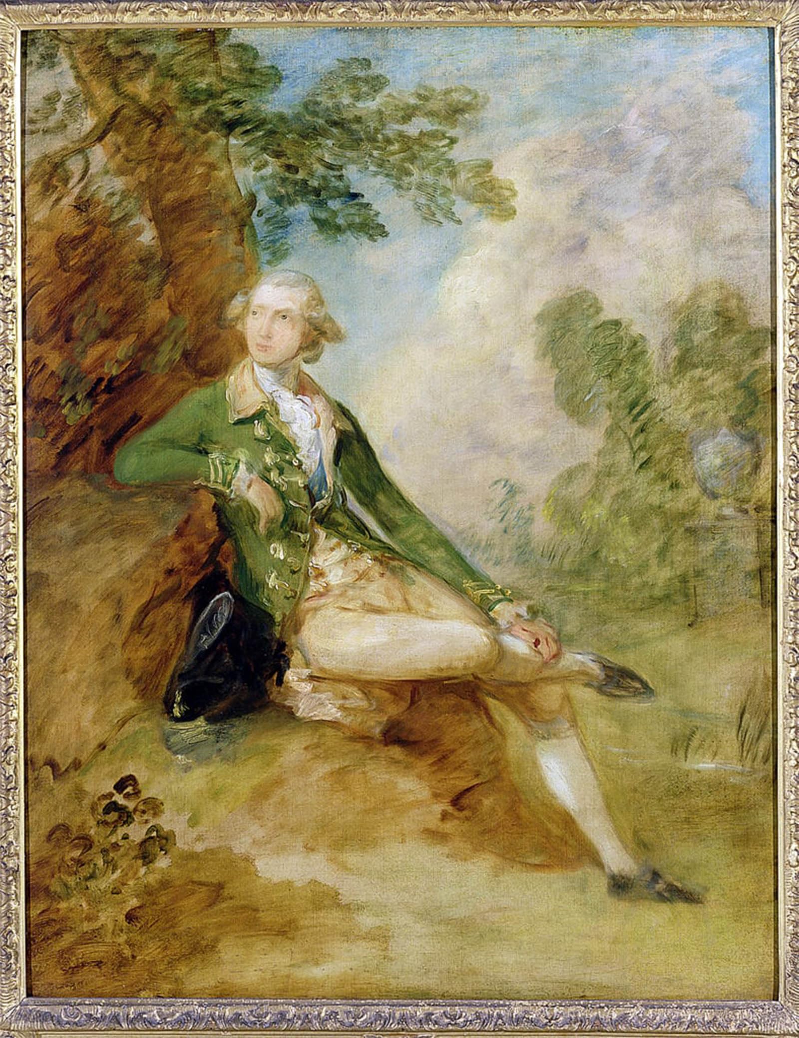 SERENDIPITP Vintage Picture Print on Canvas Wall Art Poster Edward Augustus of by Gainsborough Artwork Print Poster for Wall Decor 60x90cm