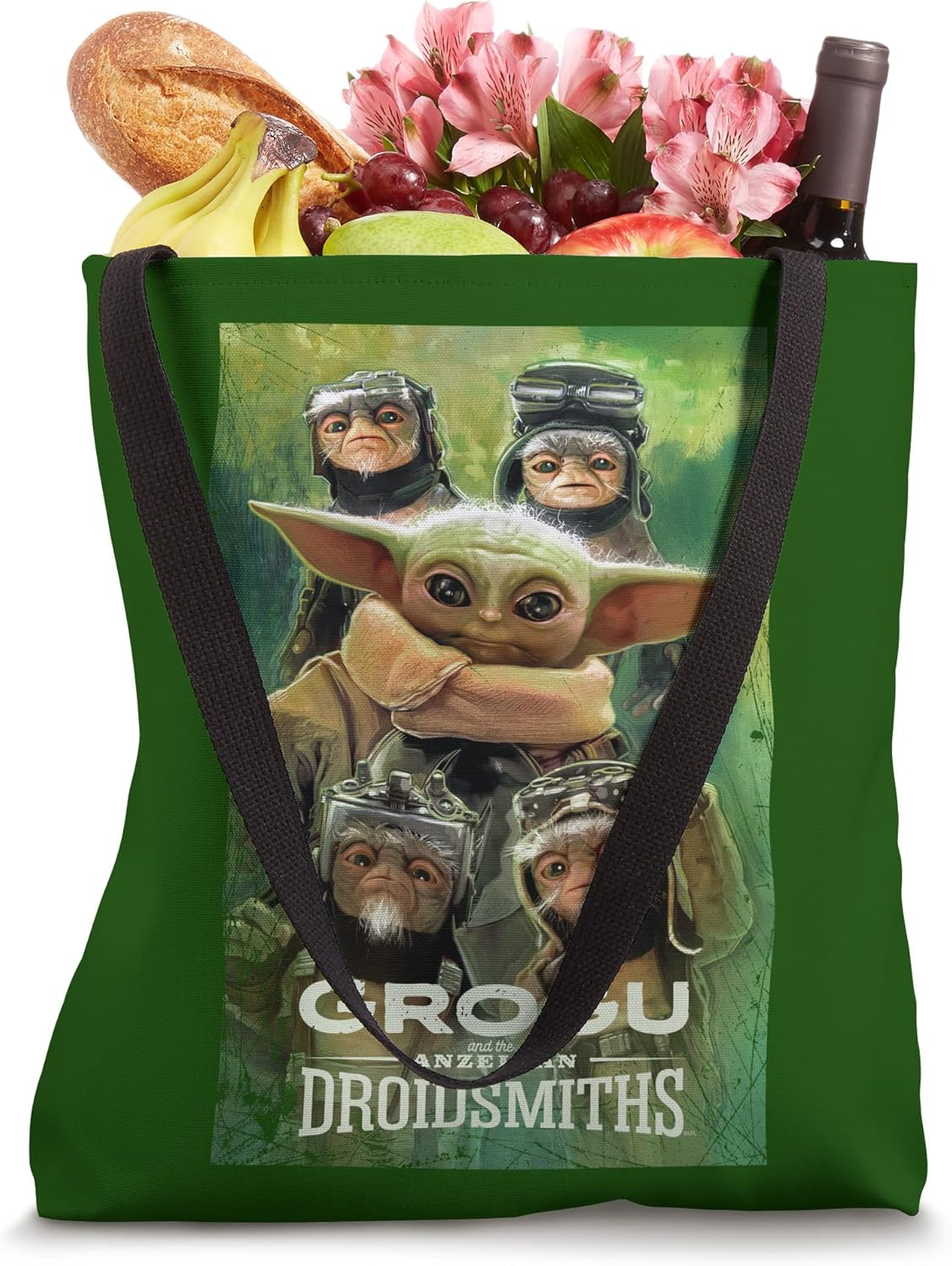 Star Wars: The Mandalorian and Grogu Anzellan Droidsmiths Tote Bag