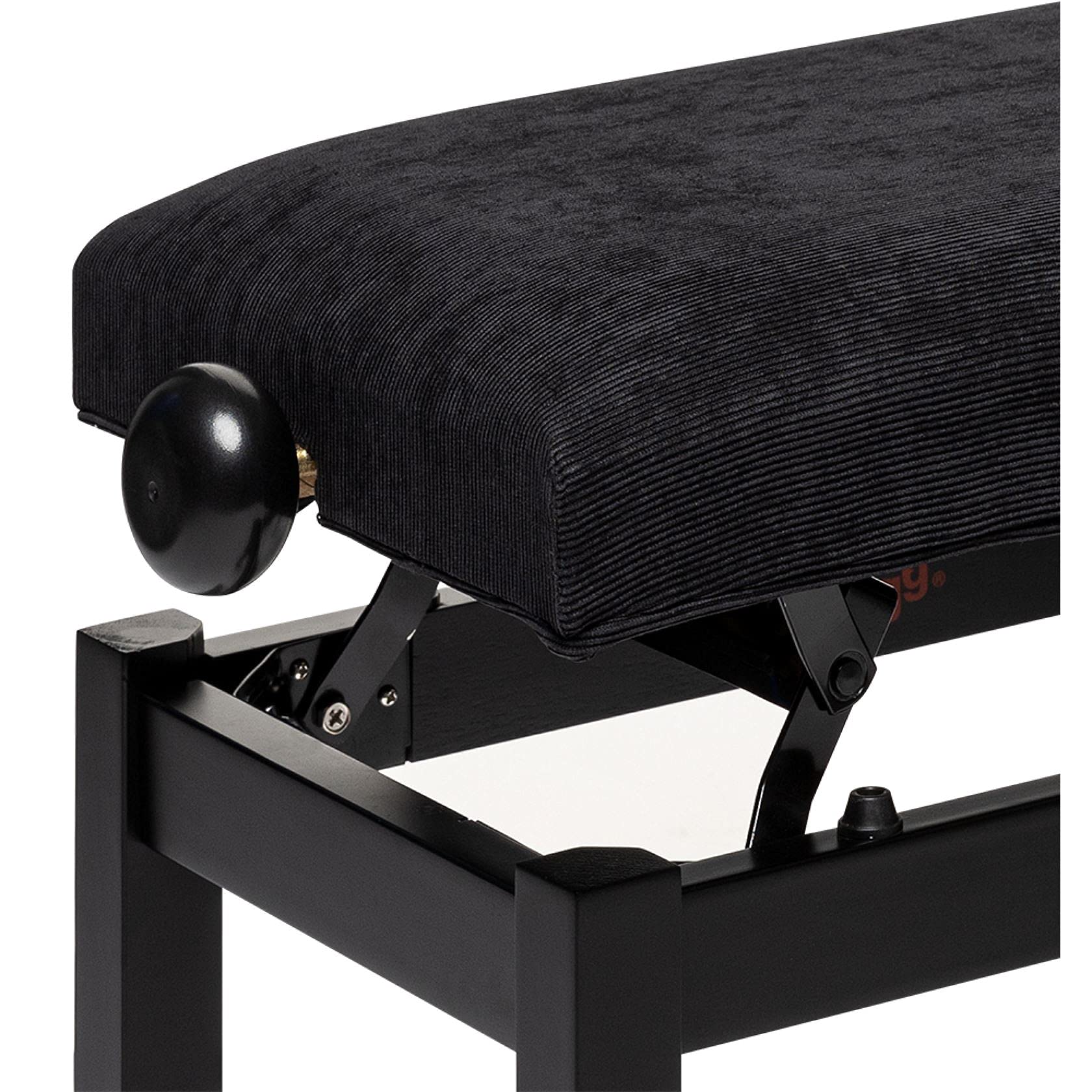 Stagg Pb39 Bkp Vbk Banquette De Piano Noir Parts Acheter STAGG PB39-WHP-VBK BANQUETTE BLANC BRILLANT | Music Privilège Adjustable Stool
