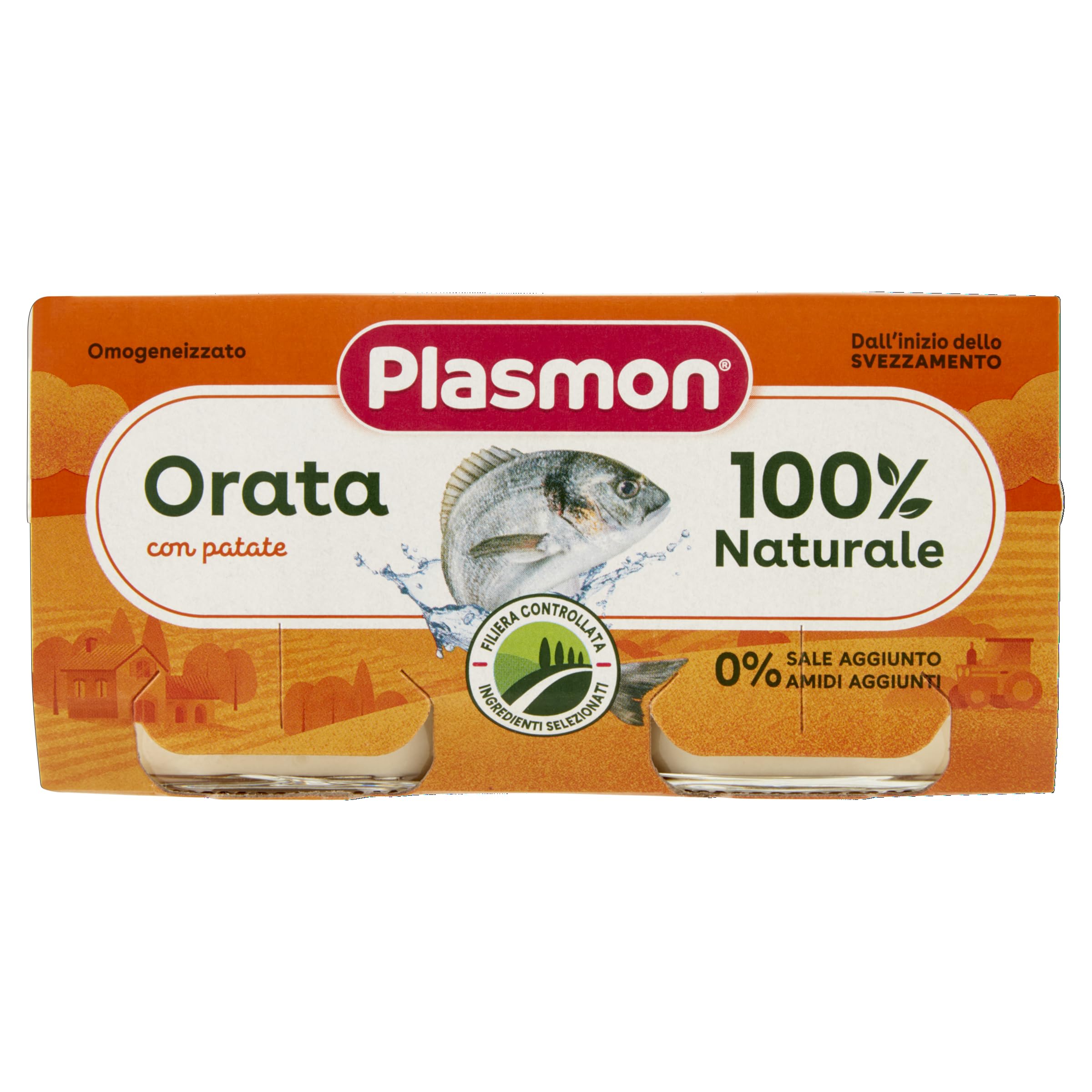 Plasmon Omogeneizzato Orata 2x80g (12 Confezioni)