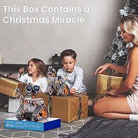 Sillbird Robot Building Kit with Remote Control Christmas STEM Gifts for Kids Boys Age 8-12, Coding Technic Robotics Toy for Birthday - Buildable 5in1 Models with 488 Pieces - Orange