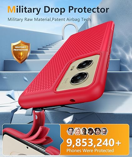 Vista 144 de FNTCASE Funda para Samsung Galaxy A23 5G: (Samsung Galaxy A23 4G LTE) Funda protectora de doble capa resistente para teléfono celular a prueba