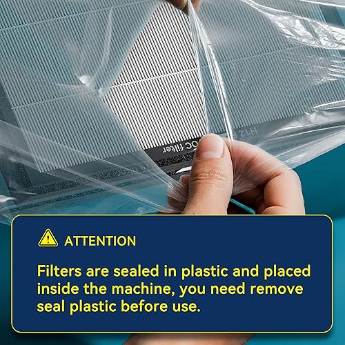 Miniatura 8 de BURTRAN Purificador de aire HEPA para habitación grande en el hogar de hasta 1,360 pies cuadrados, Nano-Oxy HEPA14, con pantalla de calidad de aire,