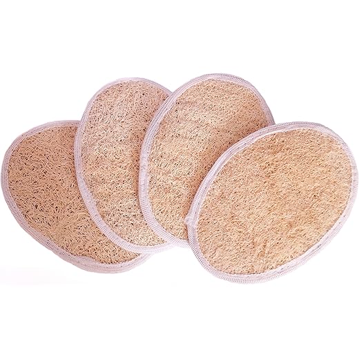 Nirvaanaa Loofah Scrubber Set - 4 Pack