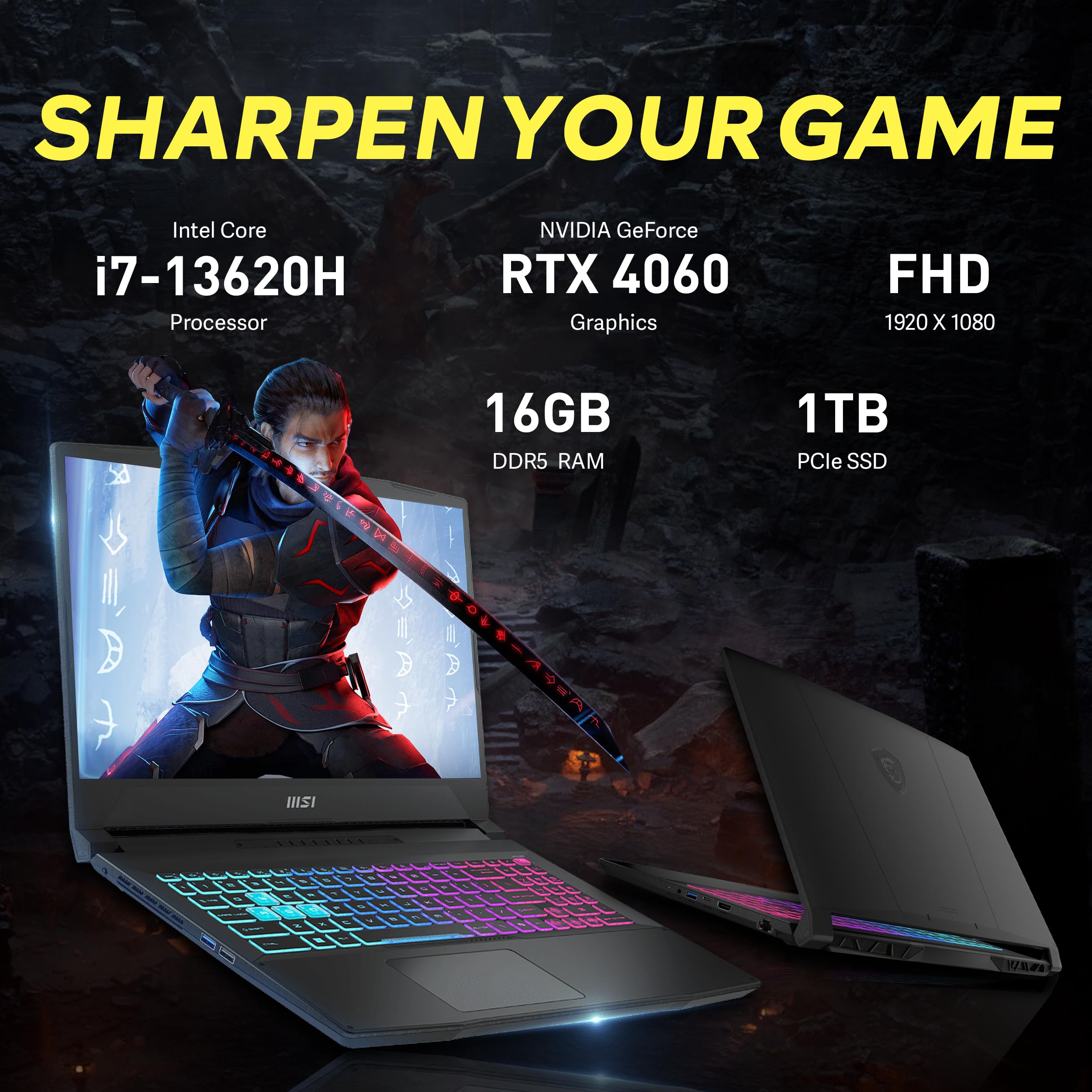Amazon.co.jp: msi Katana 15.6インチ FHD 144Hz ゲーミングノート 