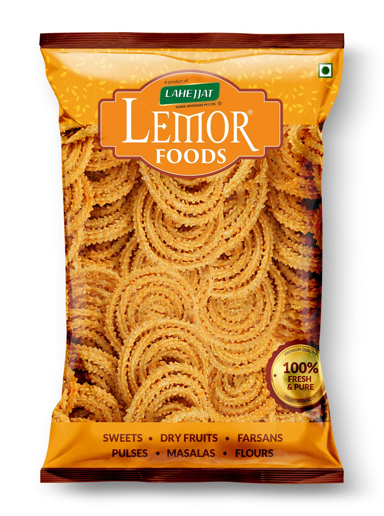Lemor Masala Butter Chakli (200 g, 2 Packs of 100g) | Namkeen Snacks for foodie Indians (B08CC8T5Y5) Amazon Price History, Amazon Price Tracker