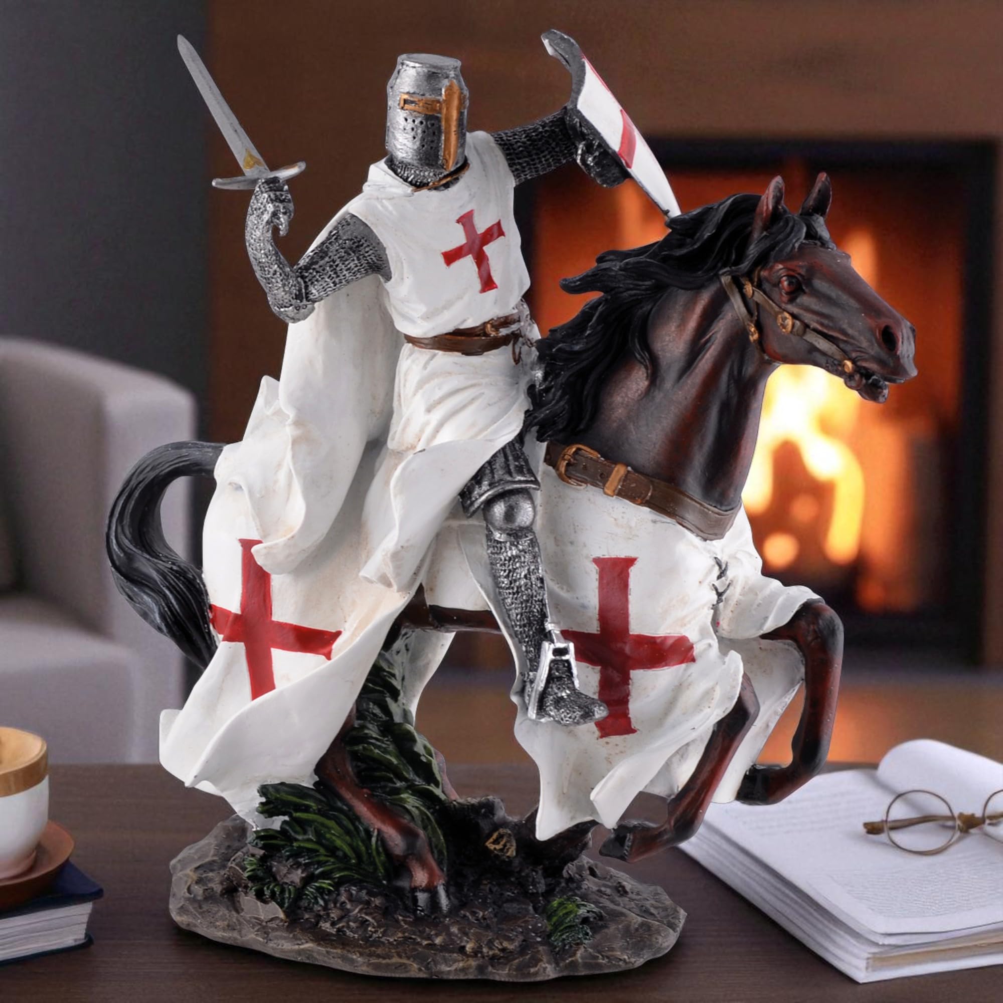 Figurine - statuette Chevalier Templier Robert de Sablé - Maison