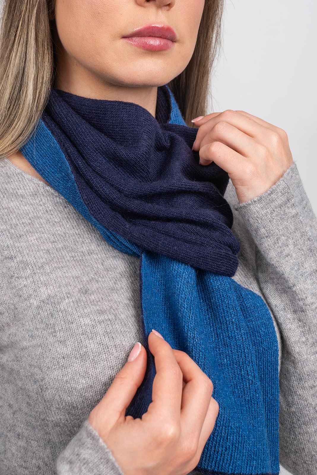 DALLE PIANE CASHMERE Scaldacollo Donna Misto Cashmere Lana | Scaldacollo caldo per autunno e inverno, comodo da indossare ogni giorno, un bel regalo per lei e per lui, Made in Italy