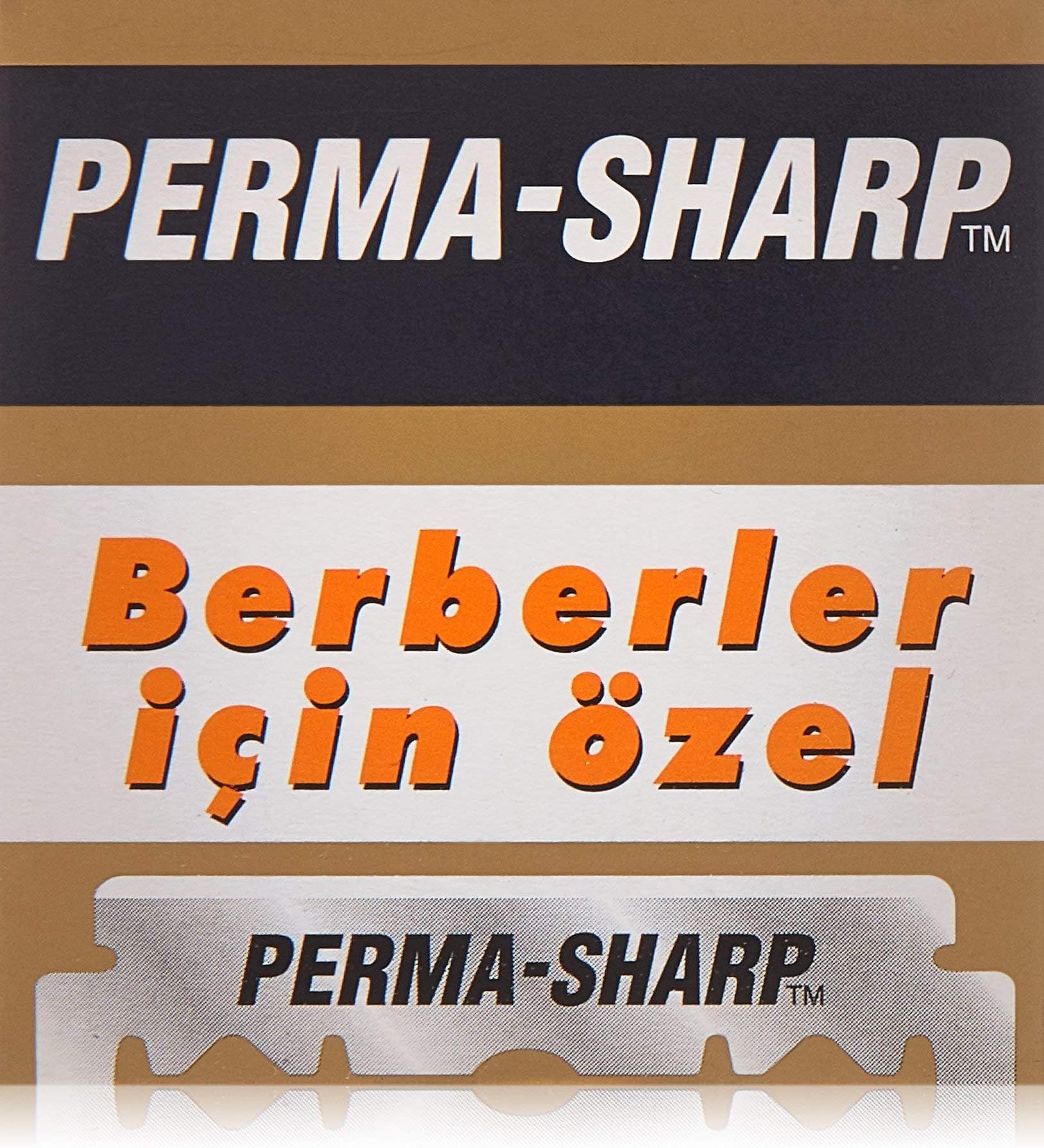 Perma Sharp Professional Razor Blades Pack of 100