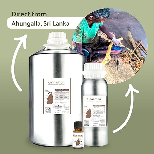 Miniatura 3 de Aceite esencial de canela Nature Packaged - Directo de los aceites esenciales de Sri Lanka - 100% puro - natural para aromaterapia y bienestar -