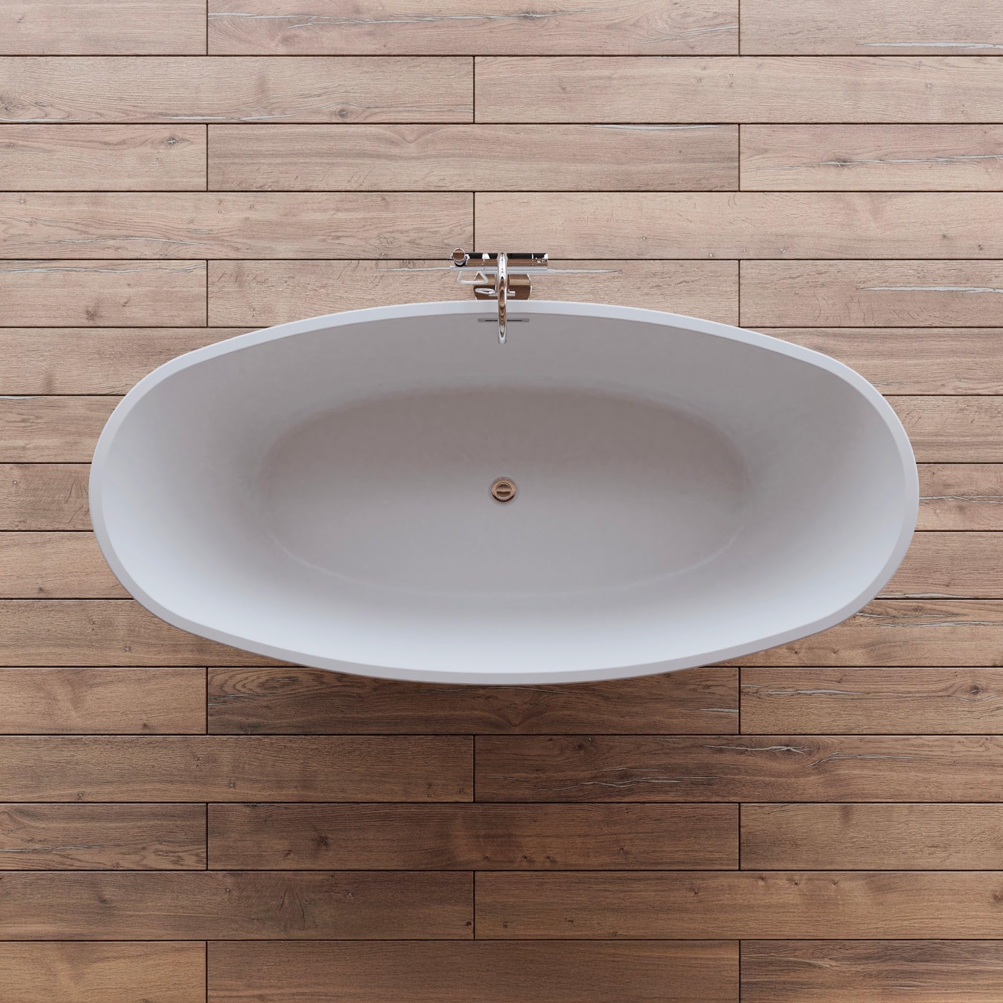 SPALINA NEROON 2.0 - Vasca freestanding Ovale L 170 x l 80 cm