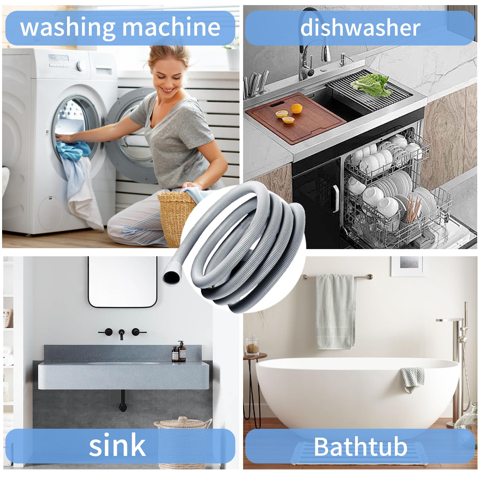 Esperto Elicottero Nominale Raccordo Tubo Lavatrice Su Base Giornaliera Di Spazz - Foto 5