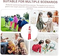 Vista 5 de GALPADA Long Jump Rope for Fitness Adults and Students Lightweight Rope Practical Workout Training Tool