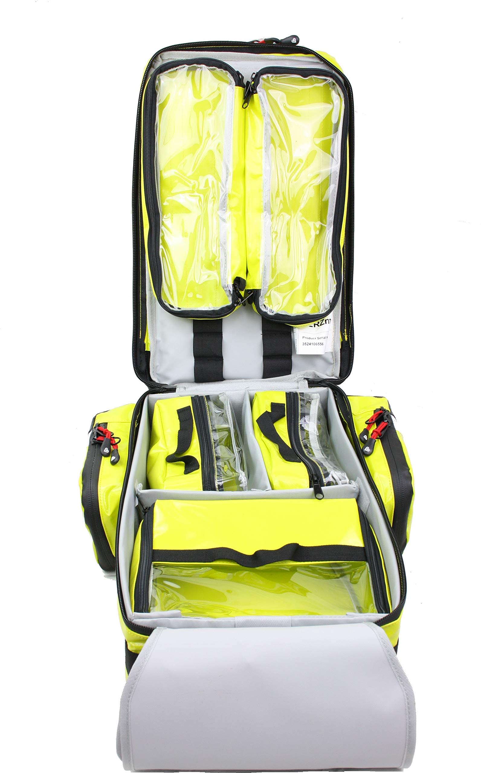 Erste Hilfe Notfallrucksack für Schulen & Kindergärten GELBES Planenmaterial - Waterstop Reißverschlüsse