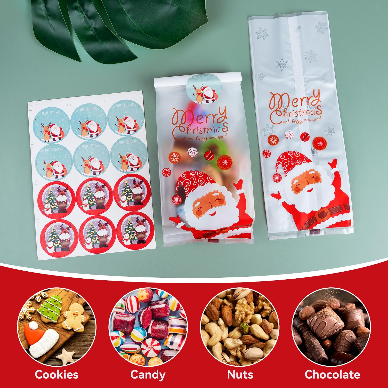 Sachets Transparents Cellophane Bonbons Sacs Cône Carré,Friandises Pochette Avec Achet Plastique