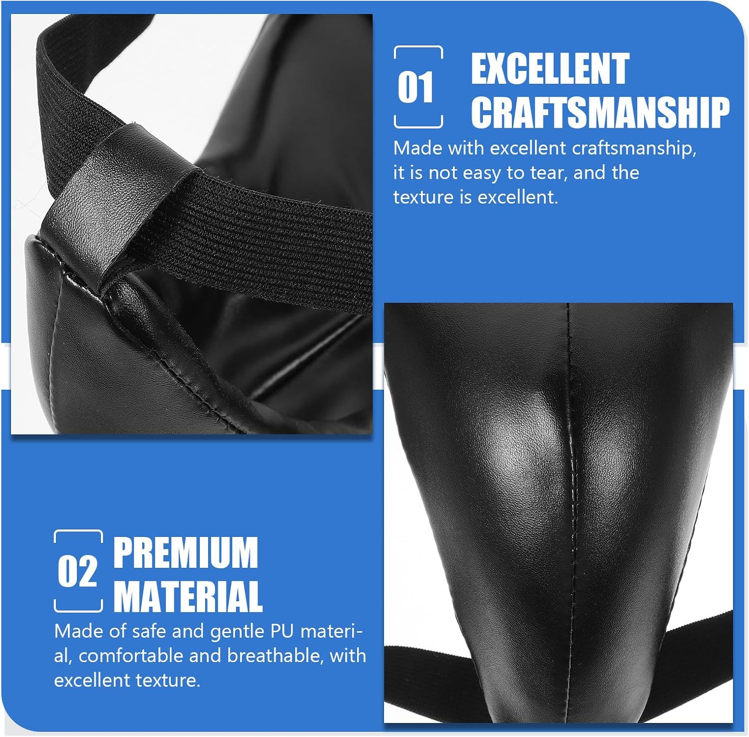 Training Groin Protector Crotch Guard Wear-Resistant Breathable Sports Groin Guard for Adult and Martial Arts Boxing Taekwondo Karate Sparring