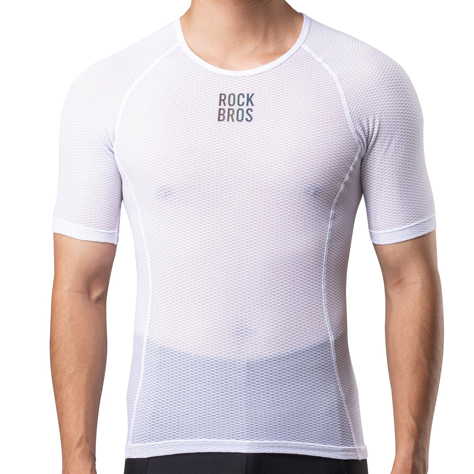 ROCKBROS Camiseta Interior Ciclismo para Hombre Ultraligero, Ropa Interior Deportiva sin Mangas de Verano Transpirable Secado Rápido para Bicicleta Running, M-XXL