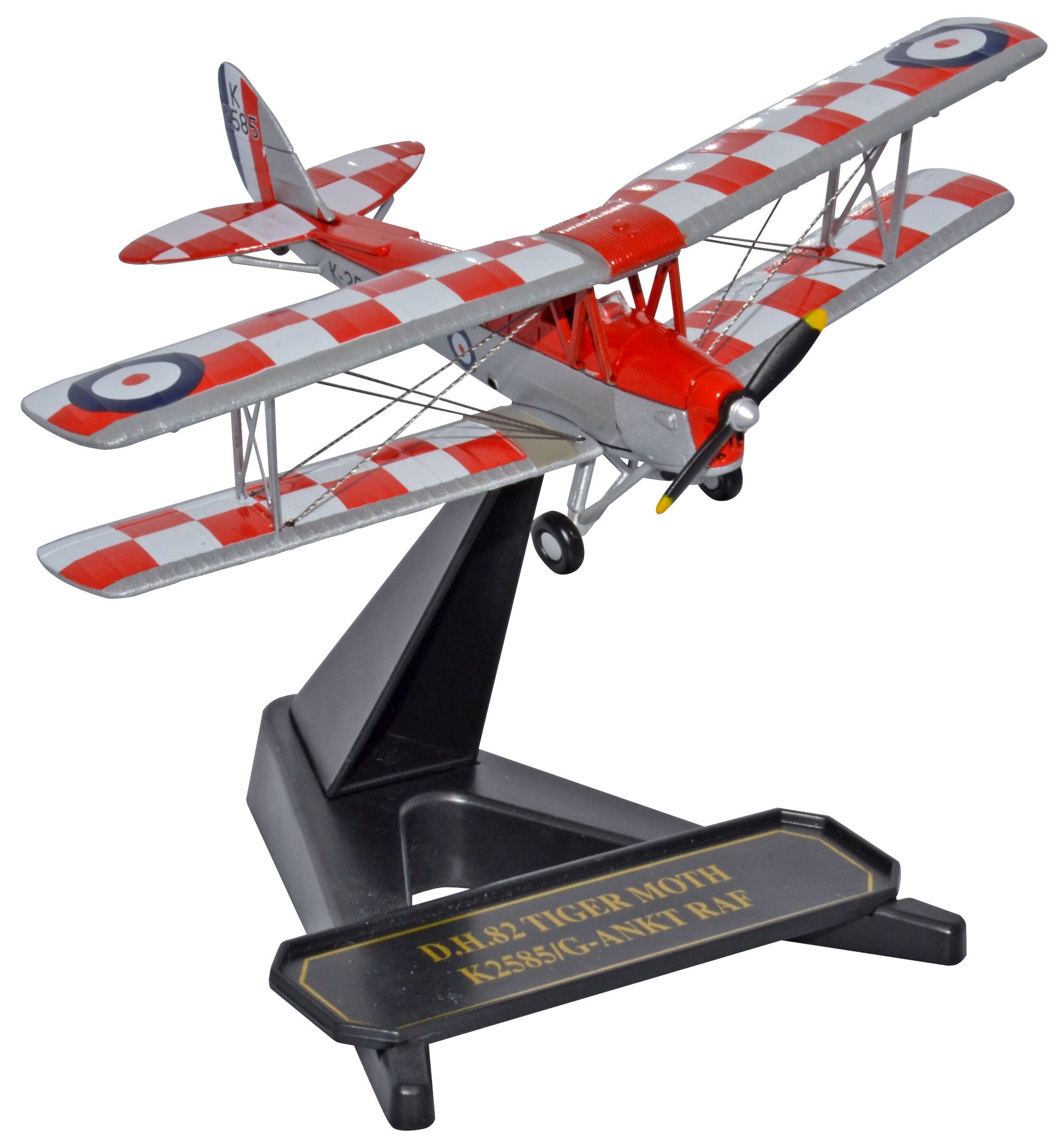 Oxford Diecast 72TM005 DH82a Tiger Moth K2585 32 Squadron