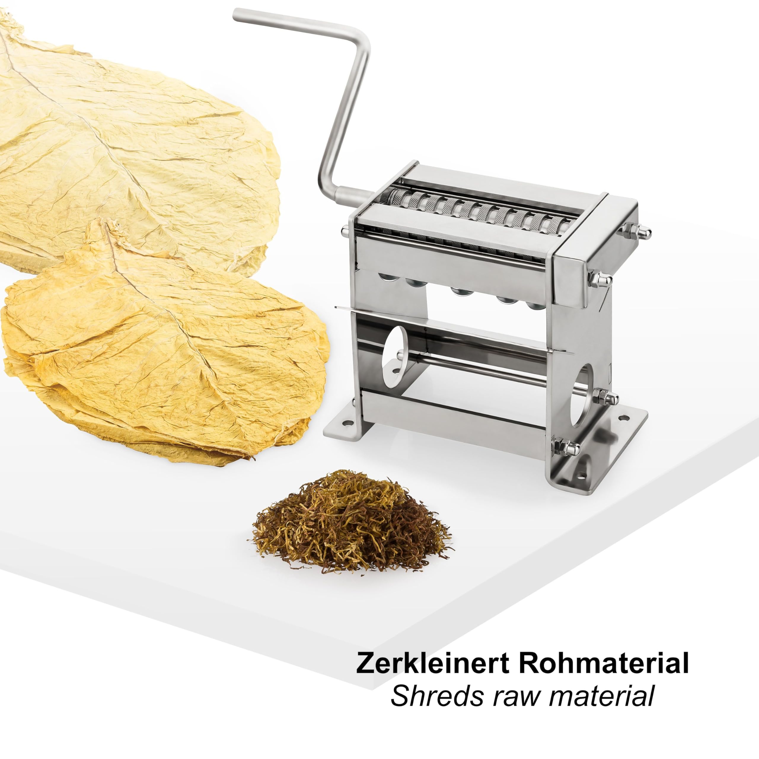 ISOLATECH EUROTABAK Macchina tagliatabacco TC-100 5,0mm | Per foglie di tabacco ed erbe, Larghezza di taglio 5,0mm, Taglio preciso, Utilizzo manuale