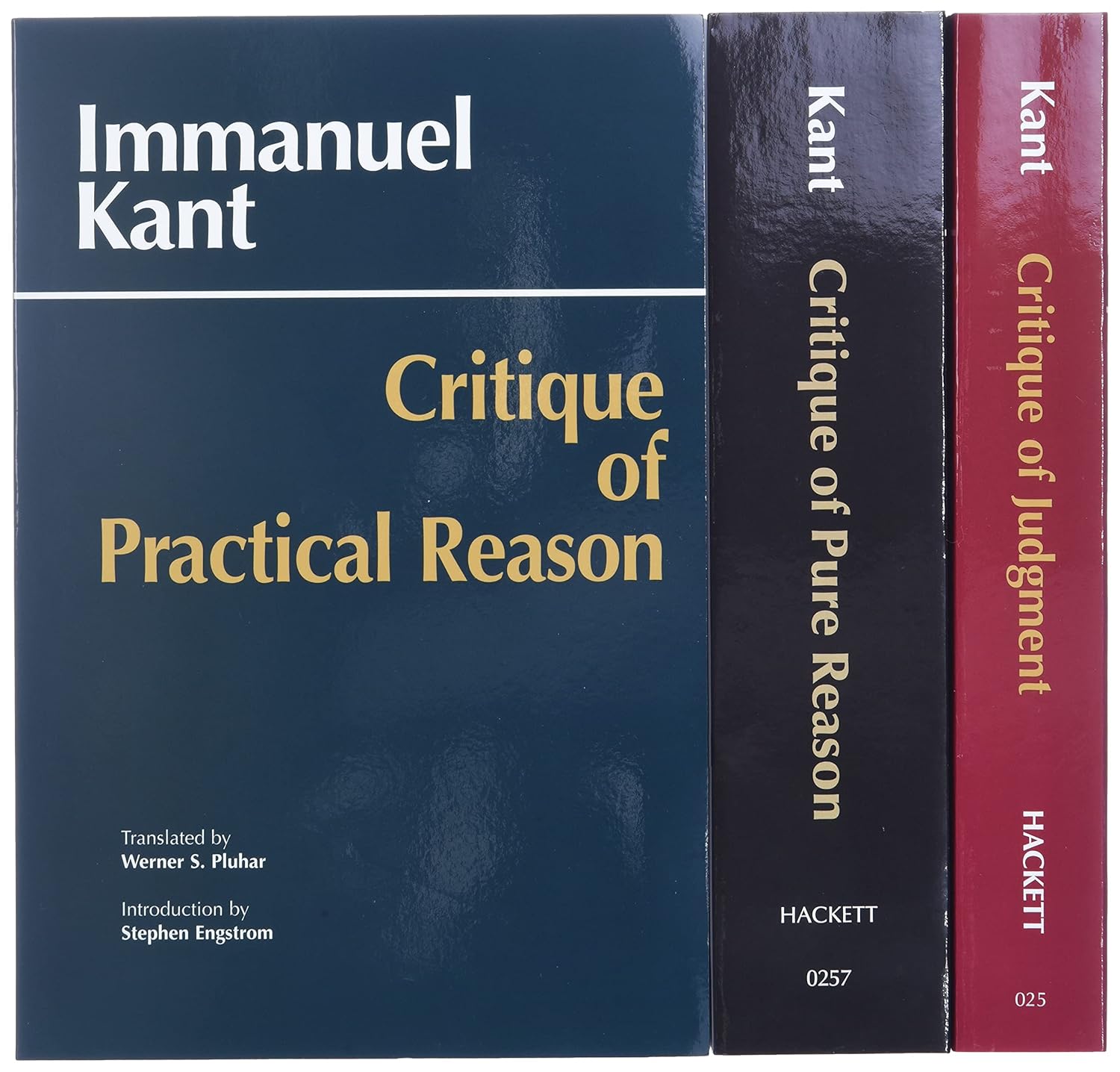 Three Critiques, 3-volume Set: Vol. 1: Critique of Pure Reason; Vol. 2: Critique of Practical Reason; Vol. 3: Critique of Judgment (Hackett Classics)
