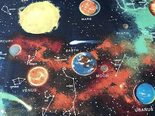 Tela 100% algodón vendida por yarda 1 yarda  36 pulgadas de longitud (espacio exterior)