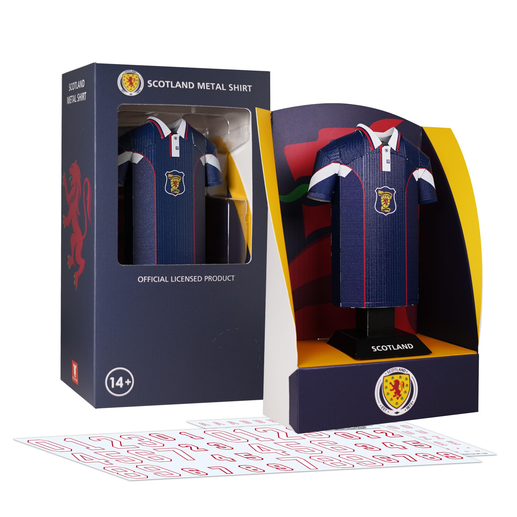 Scottish FA Scotland 1996-98 Retro Metal Football Shirt - Image 2