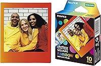 Vista 2 de Fujifilm instax Square Rainbow Film - 10 exposiciones (paquete de 2)