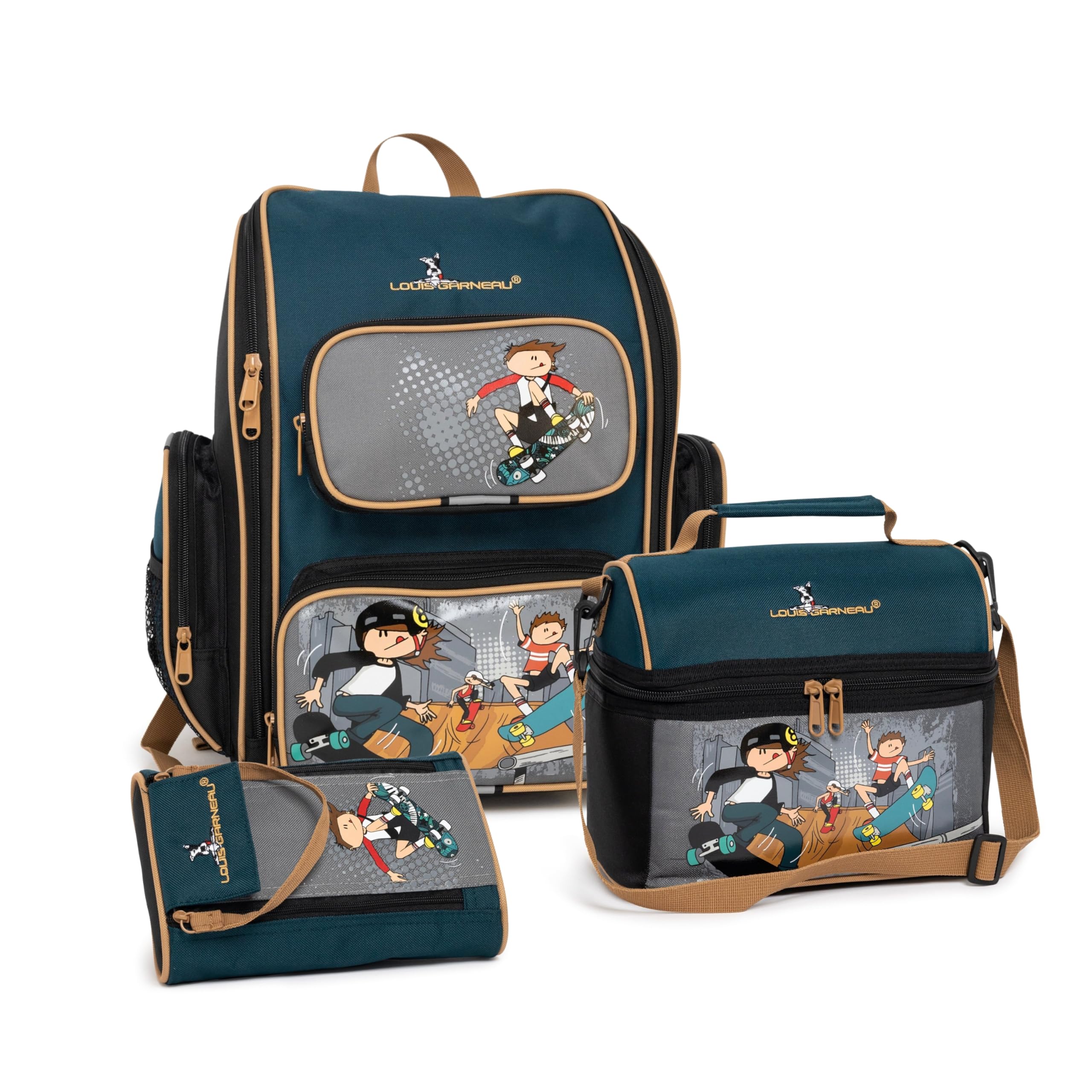 Sac A Dos Jansport Louis Garneau Kids Backpack, Pencil Case, Lunch