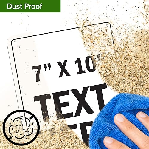 Miniatura 9 de Letrero personalizado letrero de metal personalizado para uso en exteriores e interiores Aluminio 040 4 estilos libre de óxido y resistente a la