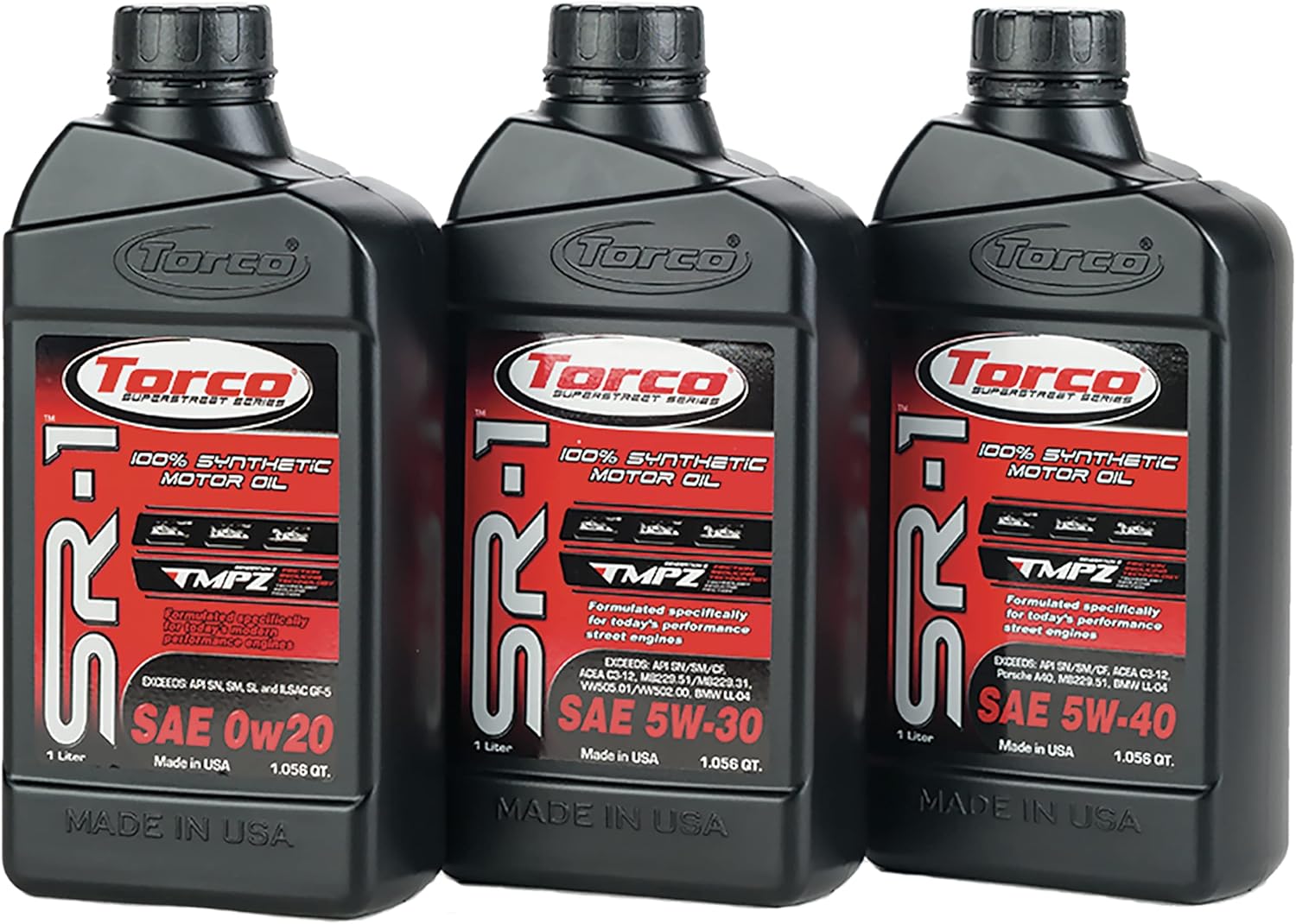 Torco SR-1 100% Synthetic High-Performance Engine Oil (5W-30)