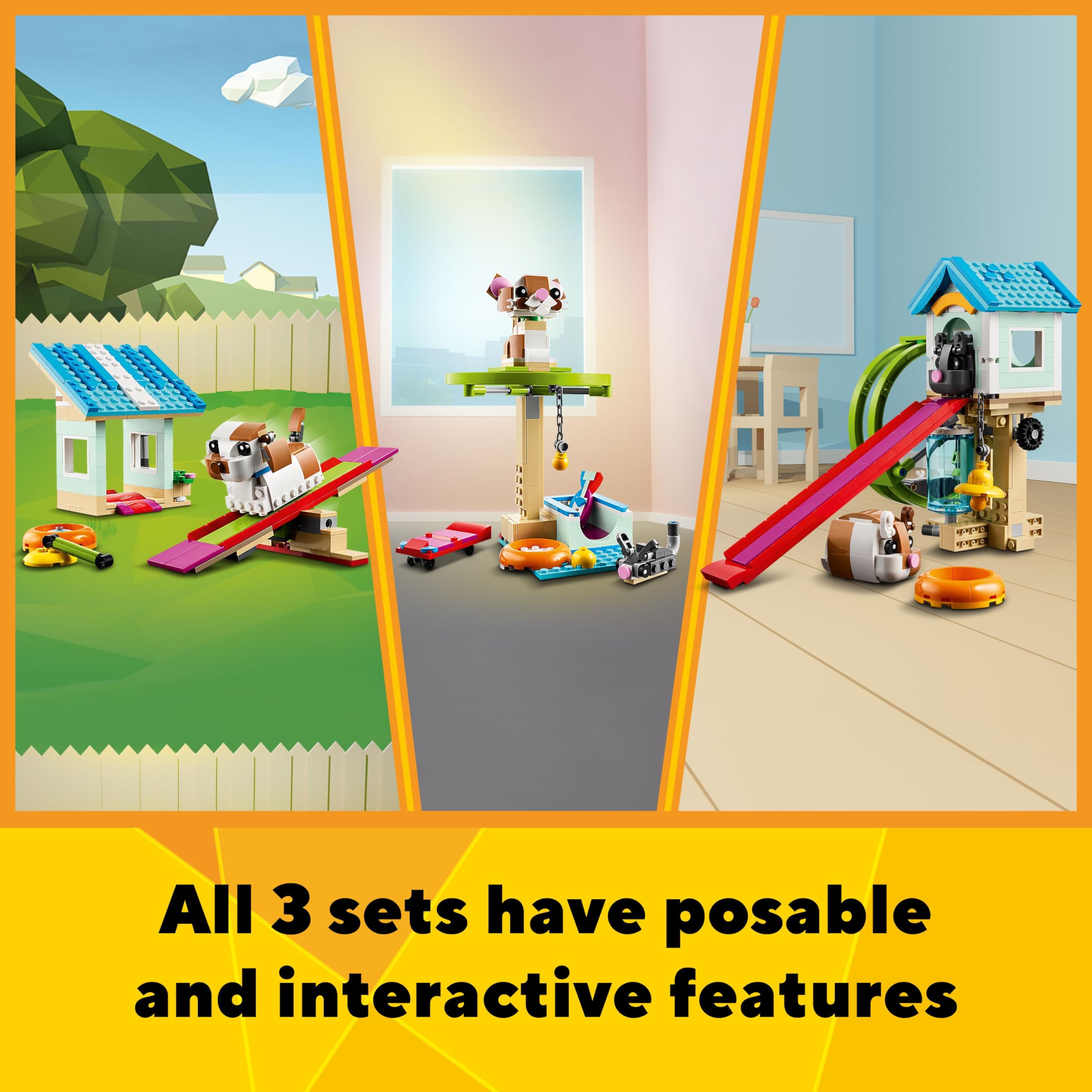 LEGO Creator 3-in-1 31155 - Ruota per criceti