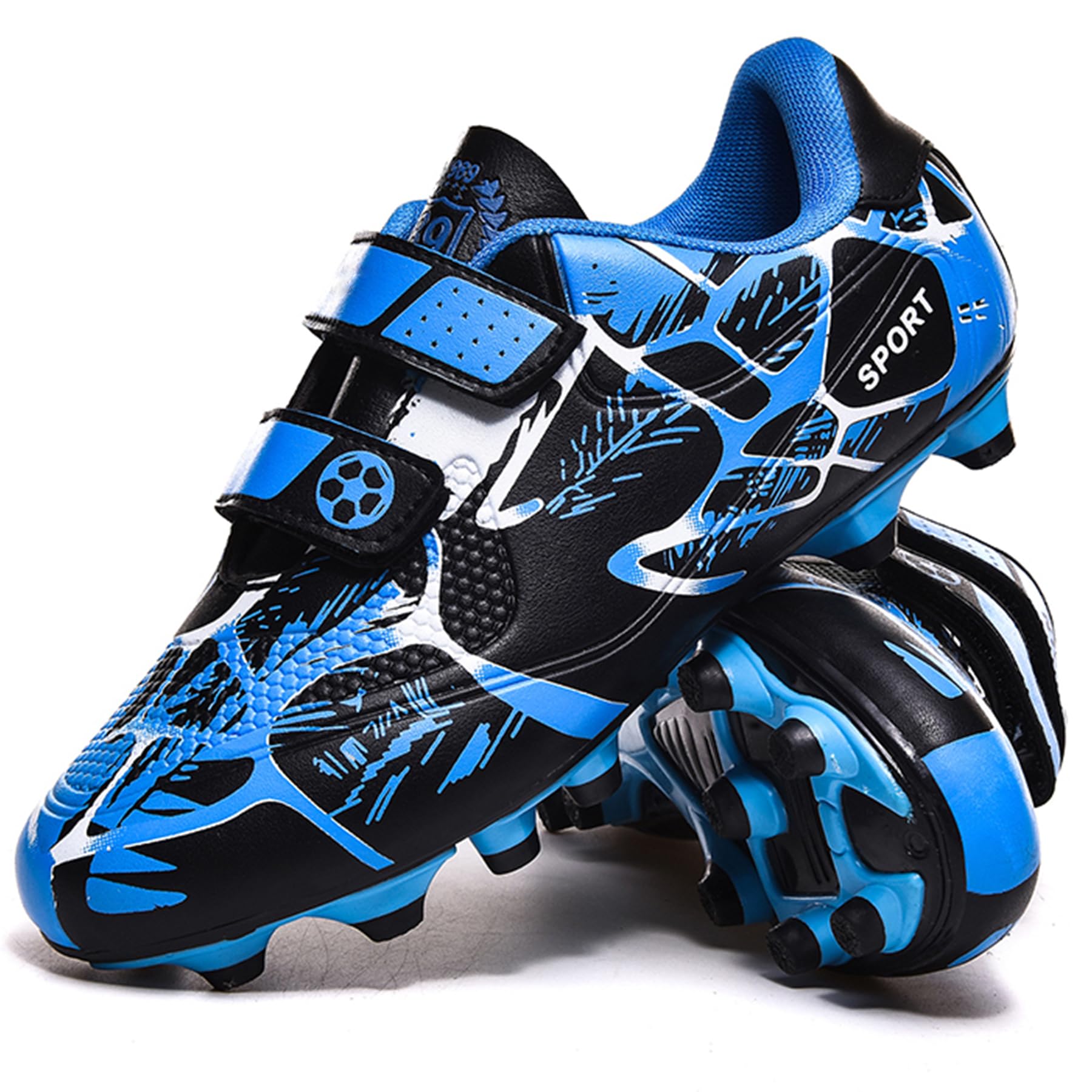BAODLE Scarpe da Calcio Ragazzi FG/AG Professionale All'aperto Calcio da Scarpe Ragazzo TF Allenamento Bambini Teenage Spike