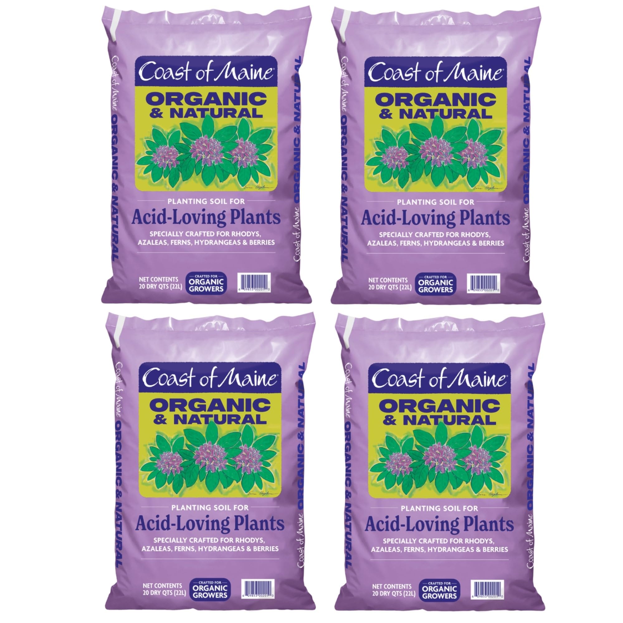 Coast of Maine Organic & Natural Planting Soil for Acid Loving Plants