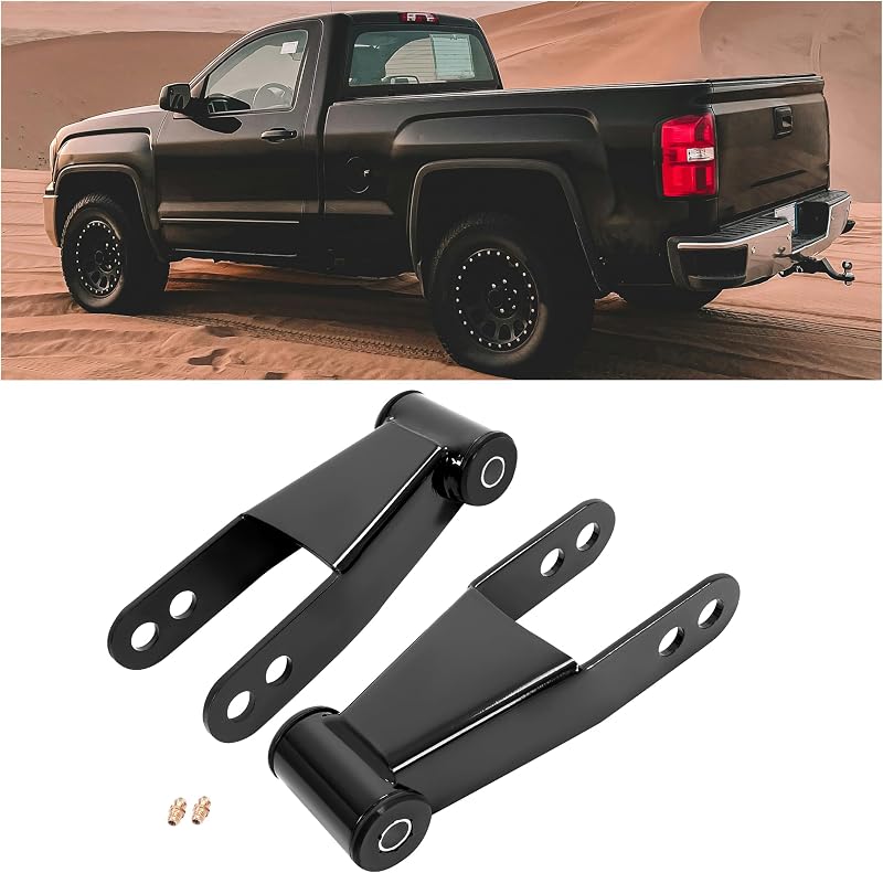 Kit de Algemas Traseiras para Rebaixamento de Suspensão ECOTRIC 2" para Silverado, Sierra e Outros Modelos – 2 peças