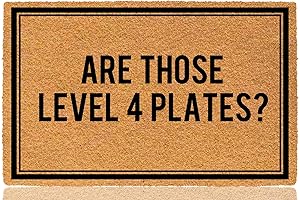 Do You Have Level 4 Plates 30 x 18 Inch Doormat