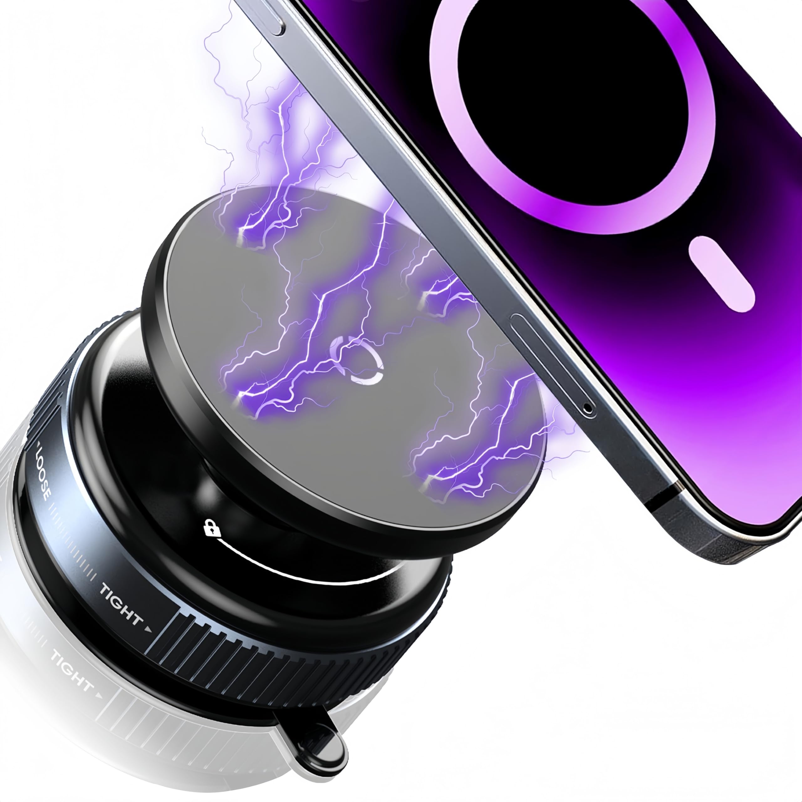 Upgraded Vacuum Magnetic Suction Phone Mount Magnetic Car Phone Holder for iPhone 16 MagSafe Car Mount ideal for