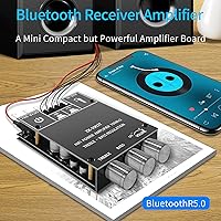 Vista 7 de ZK-1002T 100W+100W Bluetooth Amplifier Board with Treble and Bass Control, 2.0 Channel Stereo Audio Mini Power Amplifier Board, TPA3116D2 Chip DC